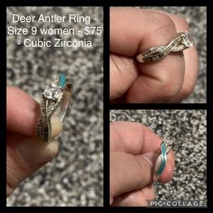 Deer Antler women’s ring